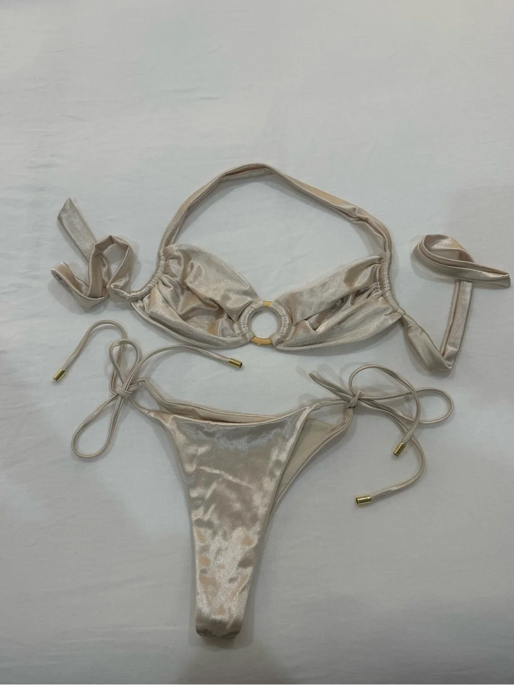 Monday Swimwear Champagne Bikini - BRAND NEW SIZE SMALL